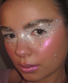 Halloween Makeup Look, Glitter Makeup