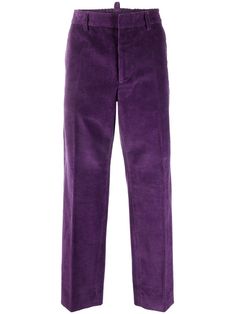 purple cotton mid-rise front button and zip fastening straight leg belt loops classic five pockets logo patch to the rear Purple Mens Jeans, Mens Purple Pants, Collage Pics, Logo Pants, Disco Pants, Purple Jeans, Leg Belt, Purple Pants, William Afton