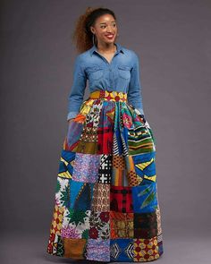 Jupe Ankara Maxi Skirt, Skirt African Print, African Skirt, African Print Skirt, Ghanaian Fashion, Print Maxi Skirt, Patchwork Skirt