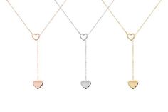 Gold Heart Lariat Gold Heart Necklace Gold Lariat Necklace image 5 Valentine's Day Heart Pendant Lariat Necklace, Heart Lariat Necklace For Valentine's Day Gift, Heart Charm Lariat Necklace For Valentine's Day Gift, Dainty Lariat Necklace With Heart Charm As Gift, Valentine's Day Gift Lariat Necklace With Heart Pendant, Valentine's Day Heart Charm Lariat Necklace Gift, Adjustable Lariat Necklaces For Valentine's Day, Valentine's Day Heart Charm Lariat Necklace, Valentine's Day Gift Heart Lariat Necklace