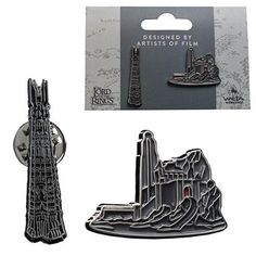 a pin with the eiffel tower on it