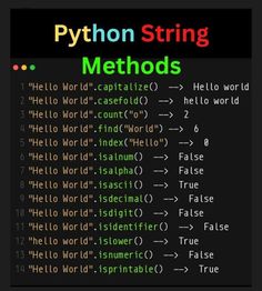 a computer screen with the words python string method in green, red and black letters