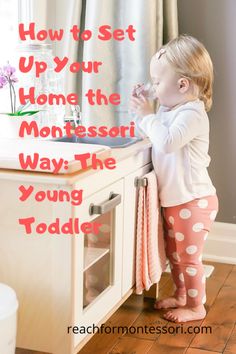 A Montessori Home Set Up: How to Get Started — The Montessori-Minded Mom Montessori Home Setup, Montessori Tips, Montessori Toddler Room, Homeschool Montessori, Diy Montessori Toys, How To Homeschool