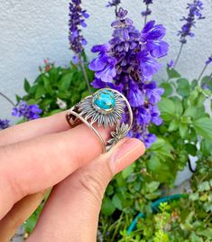 🌟 Welcome to Shine Bright Crystals! 🌟 Stay in the loop with our latest arrivals and thrilling giveaways by following us on Instagram: @ShineBrightCrystals ✨ Sterling Silver 📏 Size: 8 Elevate your jewelry collection with our Turquoise Sterling Silver Ring, sized 8, featuring a striking blue turquoise stone that embodies both beauty and timeless elegance. This exquisite ring is crafted in high-quality sterling silver, providing a durable and stylish setting that's perfect for everyday wear or as a standout piece for special events. 💙 Vibrant Turquoise Stone: Known for its captivating blue hues and natural veining, each piece is unique. Sterling Silver Setting: Polished to a shine, offering strength and hypoallergenic qualities. Perfect Size 8: Designed to fit comfortably and securely. Ve Nature-inspired Blue Ring Jewelry, Blue Nature-inspired Jewelry Ring, Unique Blue Turquoise Ring, Unique Handmade Adjustable Turquoise Ring, Adjustable Blue Chrysocolla Ring, Unique Adjustable Nickel-free Turquoise Ring, Adjustable Turquoise Nature-inspired Jewelry, One Of A Kind Blue Ring Jewelry, One Of A Kind Blue Ring