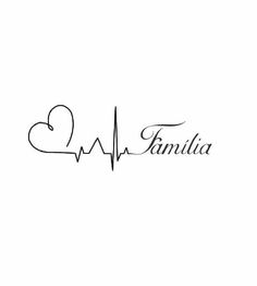 the word fantia written in black ink with a heart and heartbeat on white paper