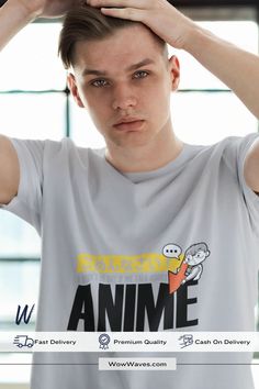 Shy Anime Printed T-shirt for men Shy Anime, Cartoons Characters, White Sky, Blue Grey, Buy Now