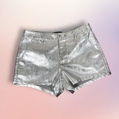 Asos Design Silver Metallic Faux Leather Micro Shorts 30" Waist Rave Edm Costume New Without Tags, Never Worn! Size: 30" Slim Fitting, Run A Tad Small Waist 14.5" Flat, Hips 19" Flat, Rise 10", Inseam 2" Details - Metallic Silver - Regular Rise - Belt Loops - Four Pockets - Slim Fit - Unisex - Perfect For A Festival, Night Out, Rave, Cosplay, Or Halloween Costume! Ships Same / Next Business Day Open To Offers + Bundle Discounts! Smoke + Pet Free Home Vegan, Leather, Micro, Costume, Cosplay, Hall Metallic Halloween Costume, Rave Cosplay, Rave Edm, Micro Shorts, Alien Costume, Costume Cosplay, Design Silver, Small Waist, Halloween Costume