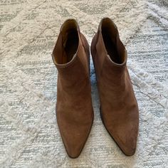 Rag & Bone Boots Size 37.5 Color Brown Suede In Good Condition, Minor Mark In The Front Bone Boots, Bone Shoes, Boots Brown, Brown Suede, Brown Boots, Shoes Heels Boots, Rag & Bone, Shoes Women Heels, Heeled Boots