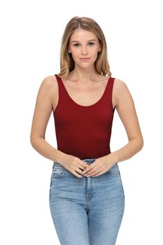 Material: 95% Rayon 5% Spandex, Very soft and comfortable Snap Button closure/Hand Wash This scoop neck button down bodysuit is supper soft -touch ,Ribbed Fabric ,very stretchy and comfy Model is 5'8"(32B 23 35) wearing small: S(4-6)/M(8-10)/L(12-14)/XL(16-18) Scoop Neck Stretch Bodysuit In Solid Color, Stretch Scoop Neck Bodysuit In Solid Color, Stretch Bodysuit With Scoop Neck In Solid Color, Trendy Seamless Scoop Neck Bodysuit, Trendy Solid Color Stretch Leotard, Casual Solid Color Scoop Neck Bodysuit, Casual Solid Scoop Neck Bodysuit, Trendy Scoop Neck Bodysuit, Casual Solid Color Bodysuit With Scoop Neck