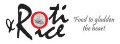 the logo for roh rice is shown in black and white