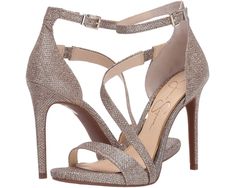 Jessica Simpson Rayli2 | Zappos.com Sparkle Fabric, Shoes Bride, Wedding Shoes Bride, Glitter Sandals, Strappy Dress, Wrap Heels, Strappy Dresses, Jessica Simpson Shoes, Shoes Brand