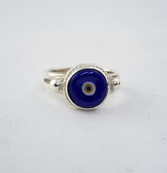 Evil Eye Ring, Evil Eye Jewelry, Gold Evil Eye Ring, Evil Eye Rings, Handmade Ring, Stackable Ring, Gift For Her * Metal Type: Sterling Silver(925k) * All ring size available Spiritual Evil Eye Rings As Gift, Sterling Silver Evil Eye Ring As Gift, Blue Spiritual Ring With Evil Eye, Adjustable Evil Eye Rings, Adjustable Sterling Silver Evil Eye Ring, Evil Eye Ring, Eye Ring, Evil Eye Jewelry, Evil Eye