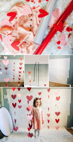 Diy Valentine Backdrops Mini Sessions, Valentine's Day Pictures Kids, Mardi Gras Mini Session, Diy Photo Set Up, Valentines Photoshoot Family