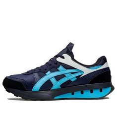 1201A743-400 Sporty Blue Asics Sneakers, Blue Asics Functional Sneakers, Blue Asics Sneakers For Light Sports, Asics Blue Sneakers For Light Sports, Blue Functional Asics Sneakers, Functional Asics Blue Sneakers, Modern Blue Running Shoes For Jogging, Sporty Blue Running Shoes With Vented Sides, Modern Blue Running Shoes For Light Sports