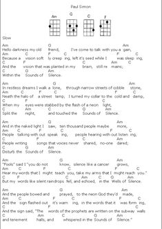 guitar chords with the words, i am sorry to you and other things that are in this