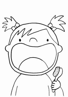 a cartoon character with an angry look on his face, holding a toothbrush in one hand