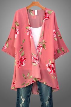 Boho Kimono Cardigan, Look Kimono, Asian Wedding Dress Pakistani, Glitter Fashion, Pink Kimono, Diy Clothes Design, Fashionista Clothes, Boho Kimono, Stylish Dresses For Girls