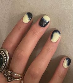 Nails Grunge, Mens Nails, Hello Nails, Hippie Nails, Punk Nails, Nails Now, Grunge Nails, Casual Nails, Cat Kuku