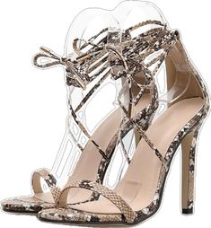 Strappy High Heels, Snake Print, High Heels, Collage, Heels, Pins, Color