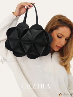 Bird in Bag - Exquisite Petal Patchwork PU Leather Small Tote Handbag for Women - Stylish Double Handles, Adjustable Long Strap, Magnetic Closure - Ideal for Vacations - Perfect Gift Handbag For Women, Classic Bags, Niche Design, Tote Handbag, Small Tote, Bird In Bag, Body Style, Square Bag, Magnetic Closure