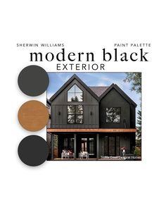 the front cover of modern black exterior