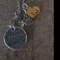 runtiff01 added a photo of their purchase Pet Loss Dog, Penny Necklace, Pennies From Heaven, Necklace With Name, Pet Memorial Necklace, Pet Memorial Jewelry, Memorial Necklace, Hand Stamped Jewelry, Pet Necklace