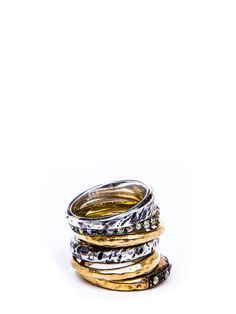 HUNROD - RINGS - Rick Owens Michele Lamy, Bronze Rings, Bronze Ring, 18k Yellow Gold Ring, Yellow Gold Ring, Rose Cut Diamond, Fashion Essentials, Rick Owens, Yellow Gold Rings