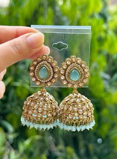 Light Jewelry, Bollywood Fashion, Pastel Blue, Fashion Designer