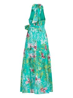 Palm Prints, Paradise Found, Halter Maxi Dress, Halter Maxi, Halter Maxi Dresses, A Dress, Hibiscus, Paradise, Maxi Dress