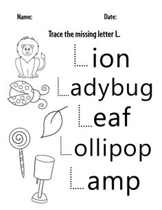 a worksheet with the words i can't find which letter is for