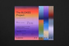 the blokes project book cover is multicolored