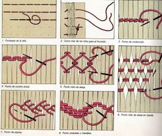 the instructions for how to tie a knot in different ways, including tying them together