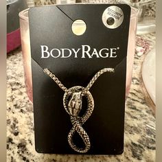 Nwt Spencers Body Rage Snake Goth Rocker Necklace Os. New With Tag And Smoke Free Home. Offers Are Welcome. Rocker, Women Jewelry, Grey, Silver, Women Shopping, Color