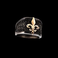 Fleur De Lis Ring, 925k Sterling Silver, men's jewelry BLACK Collection A special collection dominated by black, using the power and magic of black and bringing it together with the shine of precious stones and gold. Complementing the nobility and power with a modern elegance, the KANO BLACK collection, reflecting today's trends, interprets the traces of centuries ago and transforms them into magnificent designs. Luxury Black Engraved Ring For Formal Occasions, Luxury Black Engraved Ring With Polished Finish, Black Engraved Rings For Collectors, Luxury Black Engraved Ring For Anniversary, Collectible Black Engraved Rings, Luxury Black Sterling Silver Ring, Luxury Oxidized Finish Rings For Anniversary, Luxury Black Jewelry With Oxidized Finish, Luxury Black Oxidized Jewelry