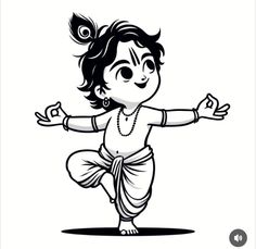 Little Krishna Sketch Drawing, Baby Krishna Drawing, Snake Outline, Pen Vector, Musical Instruments Drawing, Krishna Tattoo, Color Drawing Art, Photoshop Design Ideas