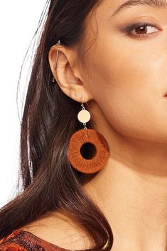 Chic and timeless, these Brown Resin Circle Earrings exude an earthy elegance. The smooth, glossy finish captures the depth of natural hues, making them the perfect statement piece for any ensemble. Lightweight and versatile, they effortlessly merge modern design with classic appeal. Earthy Brown Earrings, Earthy Elegance, Floppy Sun Hats, Straw Sun Hat, Decorative Beads, Pearl Hoop Earrings, Black Fringe, Circle Earrings, Shoulder Tote Bag