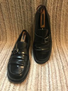 Good Condition Size 10 Black Made in Italy Imperial Beach, Swag Shoes, The Secret History, Pinterest Closet, Shoe Closet, Monk Strap, Ox, Leather Shoes, Fashion Shoes