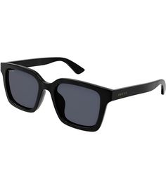 From Gucci&#x2C; these men's sunglasses feature:Injection frameSquare shapeSolid lensRx ableNon-polarizedApprox. 54mm lens- 20mm bridge- 145mm templeImported. Classic Gucci Sunglasses With Anti-reflective Coating, Classic Gucci Sunglasses With Polarized Lenses, Classic Gucci Sunglasses With Mirrored Lenses, Gucci Matte Black Tinted Sunglasses, Gucci Matte Black Sunglasses With Uv Protection, Casual Gucci Square Frame Sunglasses, Gucci Polarized Wayfarer Sunglasses, Classic Gucci Sunglasses With Tinted Lenses, Gucci Classic Sunglasses With Tinted Lenses