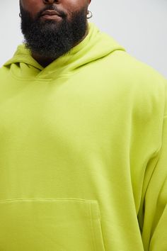 Available In Neon Green. Hoodie Long Sleeve 60% Cotton 40% Polyester Imported | Mens Tyson On The Go Hoodie in Neon Green size XL by Fashion Nova Neon Green Hoodie, Neon Green Fashion, Green Hoodie, Mens Fleece, Long Hoodie, Green Fashion, Neon Green, Long Sleeve Hoodie, The Go