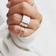 Hammered Silver Band, Band Ring, Wide Band Ring, Silver Wide Band Ring, Statement Ring, Hammered Band Ring, Holiday Gift, Gift for Her - Etsy Wide Silver Band, Wide Silver Ring, Hammered Silver Ring, Hammered Band, Hammered Rings, Big Rings, Square Rings, Wide Band Rings, Thumb Rings