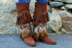 Womens Leather Boots, Dreamcatcher Design, Boots Boho, Boot Covers, Boots Beige, Boho Boots, Wrap Boots, Beige Boho, Boho Fringe