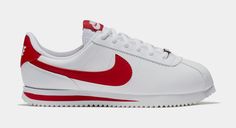 Help your kiddo find the finish line with these classic sneakers. A true original, the Cortez was our first track shoe released in '72. Their iconic look has helped them become a favorite and a shoe you can count on to get them out the door and moving at top speed through the school year. School Lifestyle, White Gym, Track Shoes, Lifestyle Shoes, Grade School, Classic Sneakers, Shoes White, Finish Line, The School