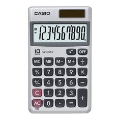 a calculator is shown with the time displayed on it's display screen