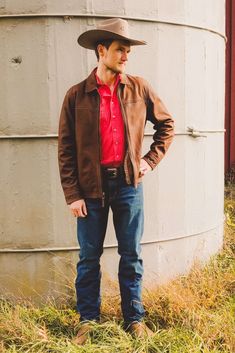 Hickory Jacket - The Glamorous Cowgirl Western Leather Outerwear For Ranch, Fall Ranch Leather Outerwear, Brown Leather Outerwear For Ranch, Western Style Leather Outerwear For Rodeo, Fitted Western Outerwear For Outdoor, Western Leather Outerwear For Rodeo, Brown Leather Outerwear For Western-themed Events, Leather Outerwear For Fall, Classic Fall Outerwear For Rodeo