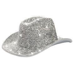 PRICES MAY VARY. ✧【Material】: Crafted from premium polyester material with neon holographic properties, these cowboy hats feature a unique metallic taste. The combination of holographic material and rhinestone diamond embellishments creates a stunning visual appeal. ✧【Size and Fit】: With a circumference of 56-58cm and a brim width of 7.5cm, these rhinestone diamond cowboy hats are designed to comfortably fit most adults, including women, teens, and older kids. The one-size-fits-all approach ensu Sparkle Cowgirl Hat, Rhinestone Cowboy Costume, Diy Bedazzled Cowboy Hat, Cowboy Disco Bachelorette Party, Glitter Cowgirl Hat, Glitter Cowgirl, Disco Parties, Holographic Material, Megan Moroney