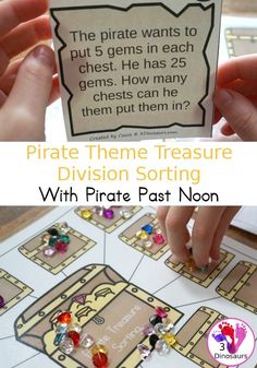 the pirate theme is shown in this printable game for kids to play with pirates past noon