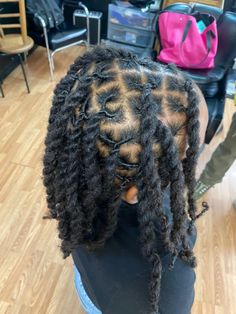 Dreads Two Strand Twist, Two Strand Twist Thick Locs, Two Strand Locs Men, Two Strand Twist Locs, Thick Dreads, Two Strand Twist Hairstyles, Two Strand Twist, Big Box Braids Hairstyles