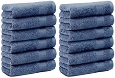 PRICES MAY VARY. WHY ARE THESE TOWELS BETTER than all other towels on Amazon??? Purchase these towels once, and email us why. Period (We Offer Money Back Guarantee, No Questions Asked). RESORT COLLECTION - 12-Piece Washcloths are generously Sized at 12x12 inches. Each towel is 100% combed cotton - soft, durable, quick-dry, and wonderfully absorbent. It is more absorbent than any Turkish Cotton Face Towel. BLISSFUL LUXURY FEEL - At the end of a long day, or at the start of a new one, you deserve Mini Spa, Wash Clothes, Clean Towels, Daily Skin Care Routine, Resort Collection, Face Towel, Bathroom Essentials, Classic Collection, Dish Towels