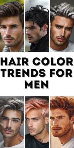 Men Embracing, Hairstyle Men, Men Hair Color, Long Hair Styles Men, Hair Color Trends, Style Tips, Online Community, Hair Hacks, Mens Hairstyles