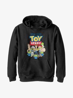 <ul><li>50% Cotton  50% Polyester<li><li>Wash cold; dry low<li><li>Imported<li><li>Listed in boy's sizes<li><ul> Toy Story Toys, Pixar Toys, Toy Story, Disney Pixar, Pixar, 50 %, Toys, Disney, Sweatshirts